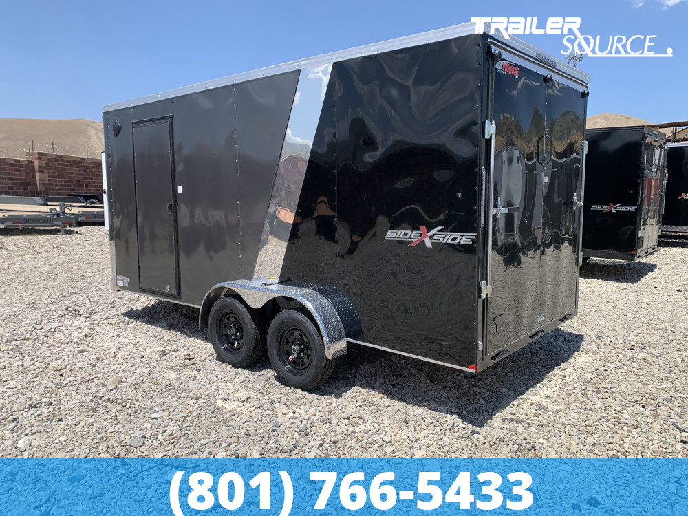 7x16 Mirage Xpres Side by Side Pkg 7'0" Interior 7K Enclosed Cargo