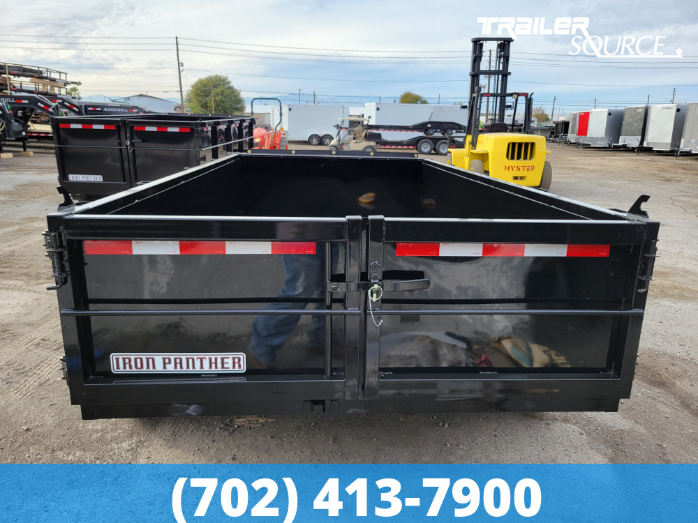 6x10 Iron Panther 24" Sides 7K Dump Trailer