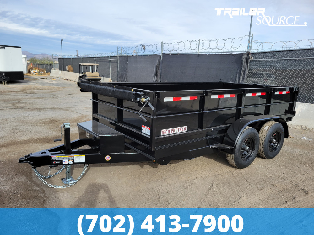 6x10 Iron Panther 24" Sides 7K Dump Trailer