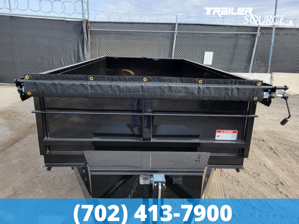 6x10 Iron Panther 24" Sides 7K Dump Trailer