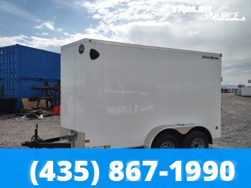 6x12 Wells Cargo Fast Trac Deluxe 6'6" Interior 7K Tandem Axle Enclosed Cargo