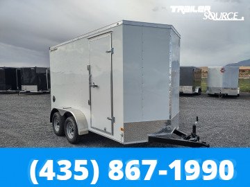 6x12 Wells Cargo Fast Trac Deluxe 6'6" Interior 7K Tandem Axle Enclosed Cargo