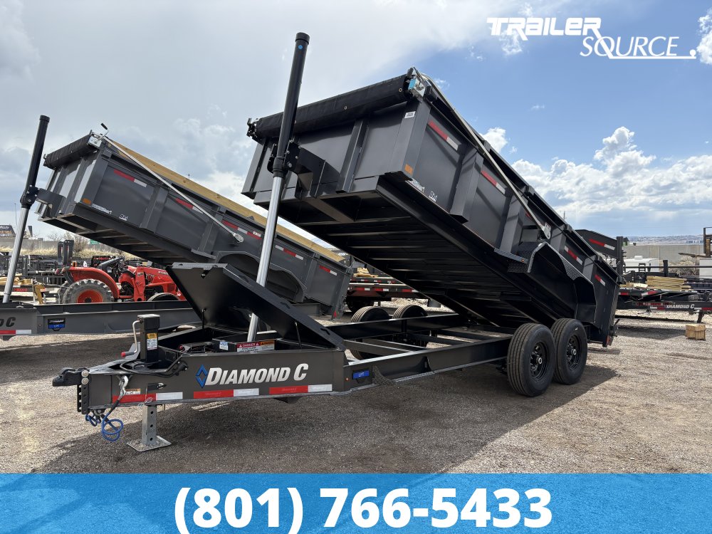 7x16 Diamond C LPT Telescopic Dump 15K 32" Sides Dump