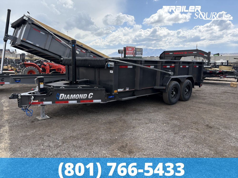7x16 Diamond C LPT Telescopic Dump 15K 32" Sides Dump