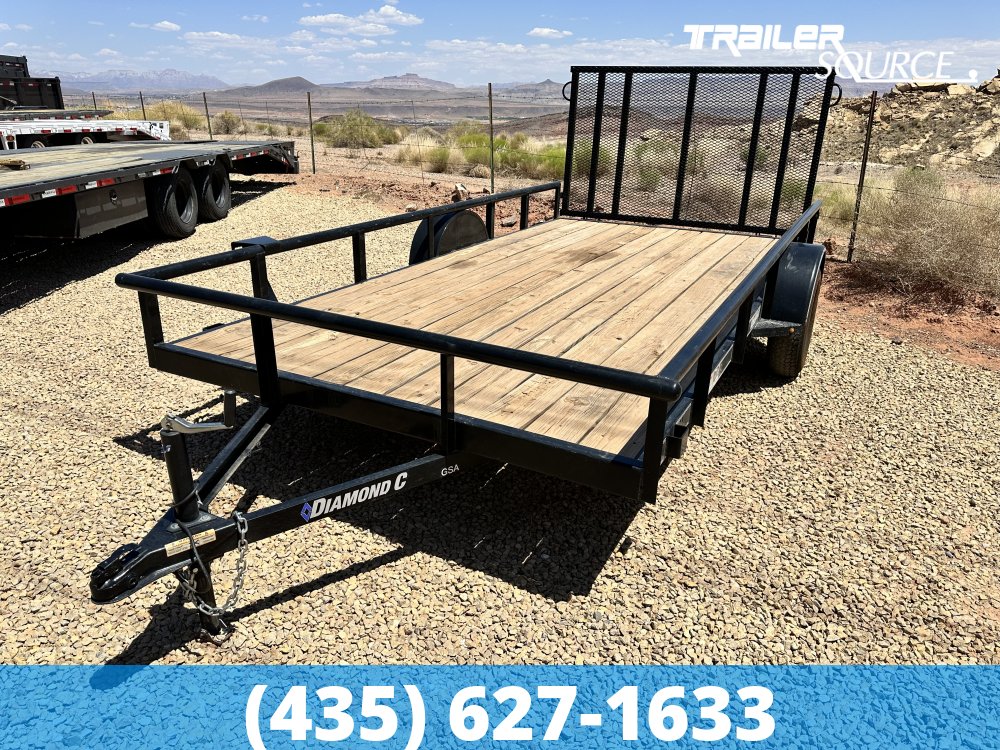 7x14 Diamond C Utility Trailer