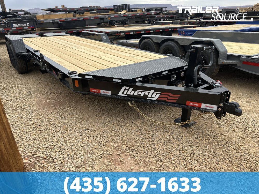 7x20 Liberty LE 15.4k Equipment Hauler I-Beam Frame
