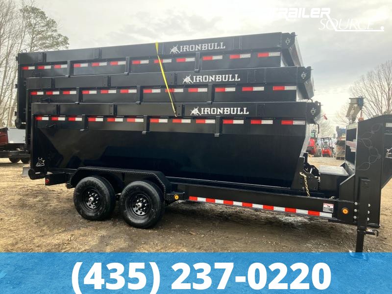 16' IronBull Roll Off Dumpster Bin