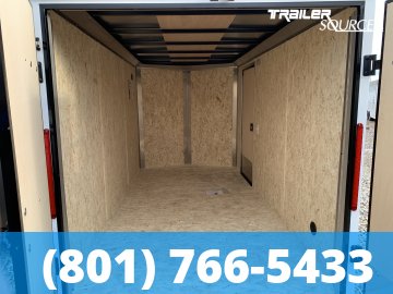 6x12 Look ST DLX Enclosed Cargo Trailer - 6'0" Interior - 3.5K GVWR .080 PolyCor, Alloy Wheels, Barn Doors, Black Out Package