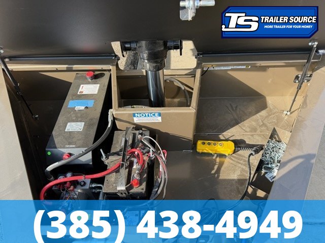 7x14 Diamond C LPT 208 Dump Trailer - 32" Sides - 18K GVWR - 7 Gauge Floor and Walls, Board Brackets, Hydraulic Jack(s)