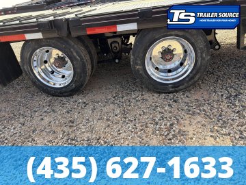 8.5x35 Diamond C FMAX-HDT 212 Pacesetter Pkg Pacesetter Pkg Gooseneck Hydraulic Dovetail Equipment Trailer - 25.9K GVWR - Aluminum Outer Wheels