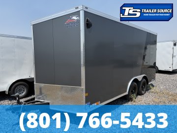 8.5x16 American Hauler Night Hawk Enclosed Cargo Trailer - 7'0" Interior - 7K GVWR - 2 Tone Color, Dovetail