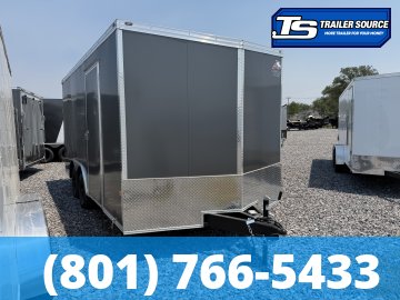 8.5x16 American Hauler Night Hawk Enclosed Cargo Trailer - 7'0" Interior - 7K GVWR - 2 Tone Color, Dovetail