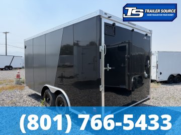 8.5x16 American Hauler Night Hawk Enclosed Cargo Trailer - 7'0" Interior - 7K GVWR - 2 Tone Color, Dovetail