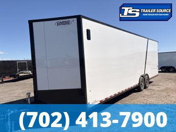 8.5x28 Look Element SE Enclosed Cargo Trailer - 7'6" Interior - 14K GVWR - .080 PolyCor, Alloy Wheels, Black Out Package, D-Rings, Extended Tongue, Rear Spoiler w/ Load Lights