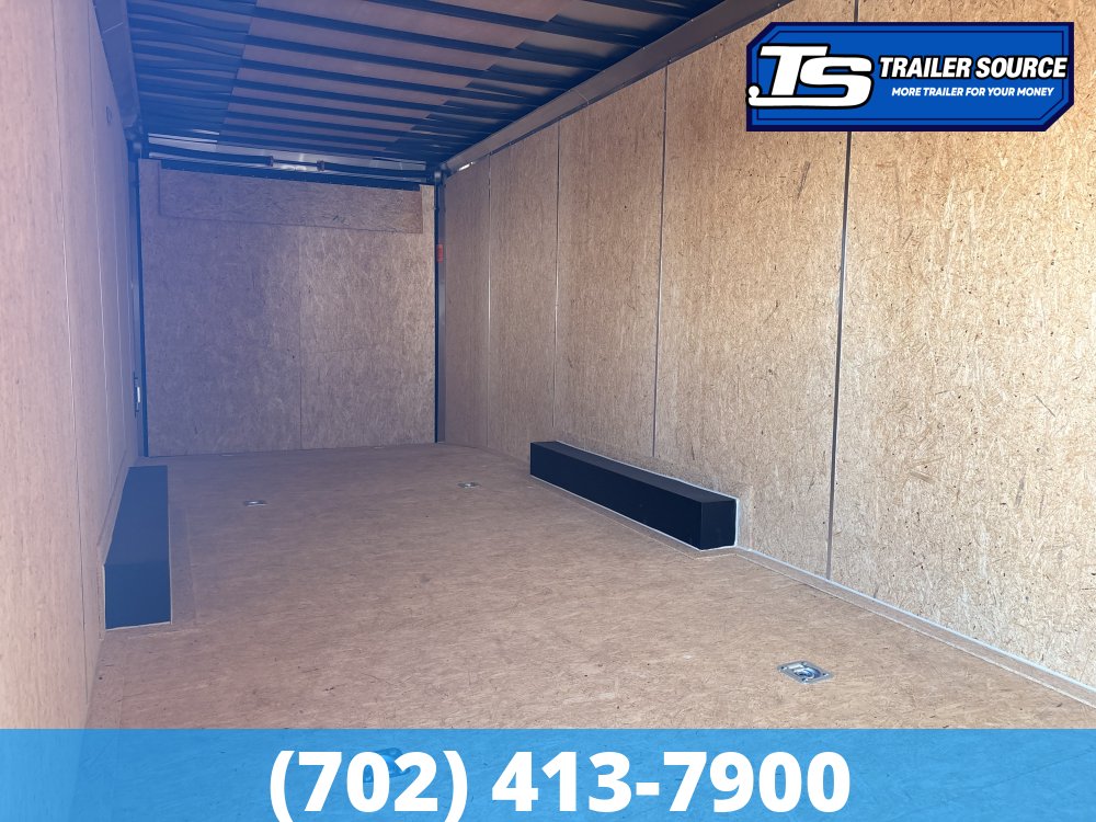 8.5x28 Look Element SE Enclosed Cargo Trailer - 7'6" Interior - 14K GVWR - .080 PolyCor, Alloy Wheels, Black Out Package, D-Rings, Extended Tongue, Rear Spoiler w/ Load Lights