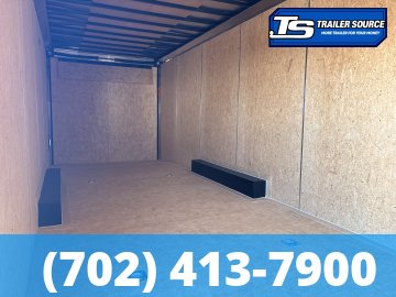 8.5x28 Look Element SE Enclosed Cargo Trailer - 7'6" Interior - 14K GVWR - .080 PolyCor, Alloy Wheels, Black Out Package, D-Rings, Extended Tongue, Rear Spoiler w/ Load Lights