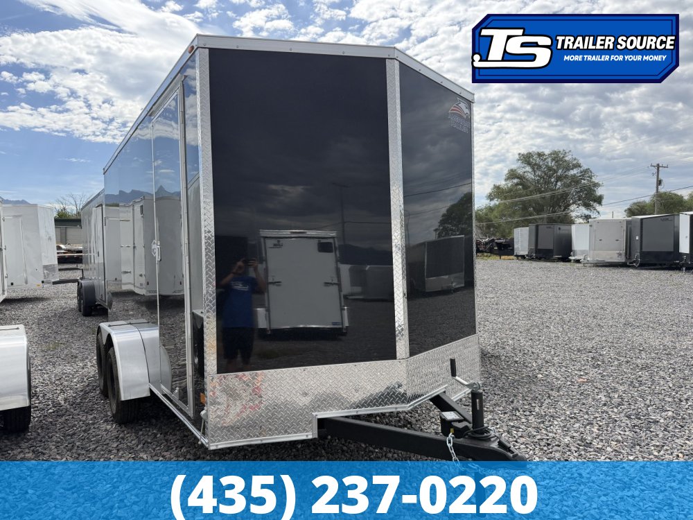 7x14 American Hauler Arrow Deluxe Enclosed Cargo Trailer - 7'0" Interior - 7K GVWR - .080 PolyCor