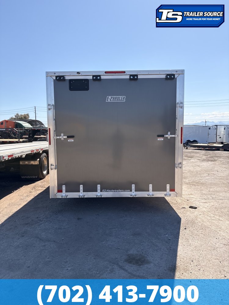8.5x20 Alcom Aluminum EZ Hauler XLT Auto Trailer - 7'0" Interior - 10K GVWR -