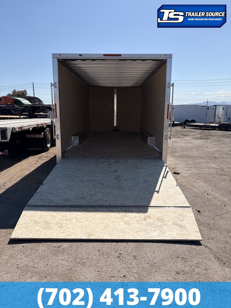 8.5x20 Alcom Aluminum EZ Hauler XLT Auto Trailer - 7'0" Interior - 10K GVWR -