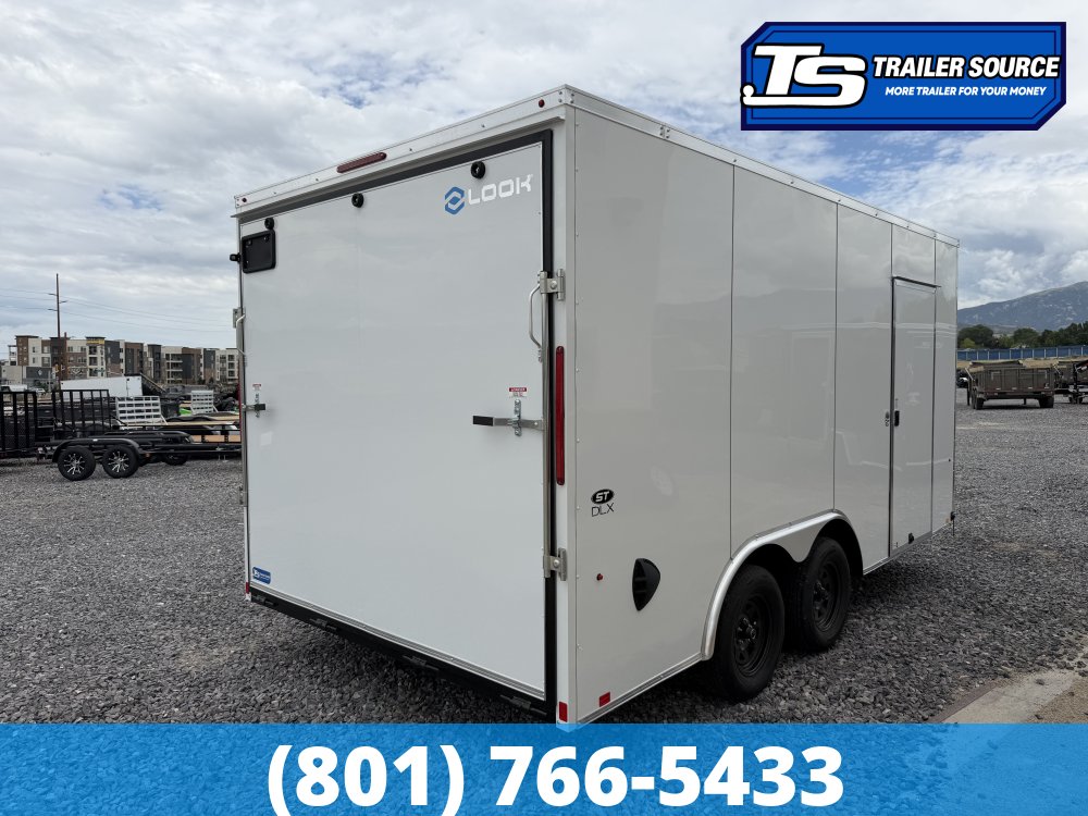 8.5x16 Look ST DLX Enclosed Cargo Trailer - 7'0" Interior - 7K GVWR - .080 PolyCor