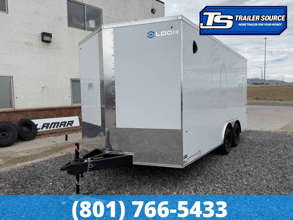 8.5x16 Look ST DLX Enclosed Cargo Trailer - 7'0" Interior - 7K GVWR - .080 PolyCor