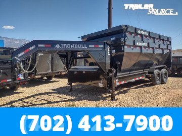 7x16 Iron Bull DBG Gooseneck Roll Off Roll Off Dumpster Gooseneck 14K Utility