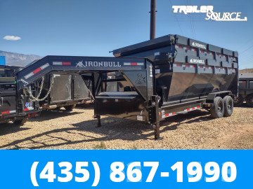 7x16 Iron Bull DBG Gooseneck Roll Off Roll Off Dumpster Gooseneck 14K Utility