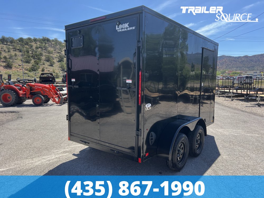 6x12 Look ST DLX 7'0" Interior 7K Tandem Axle Enclosed Cargo