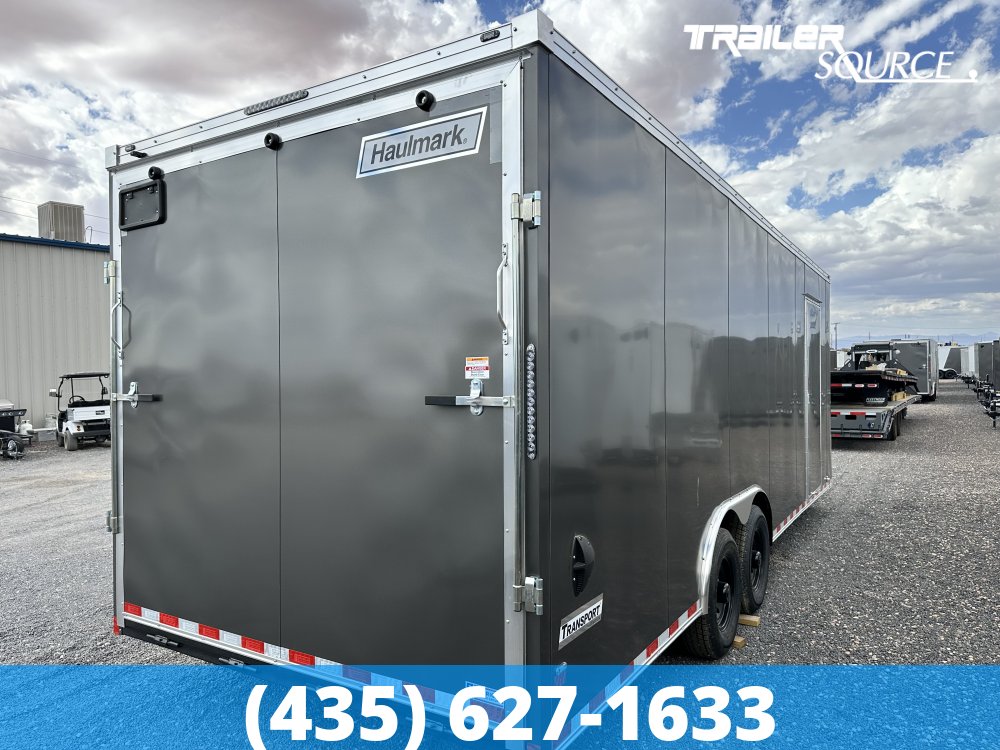 8.5x24 Haulmark Transport 7'6" Interior 12K Tandem Axle Enclosed Cargo