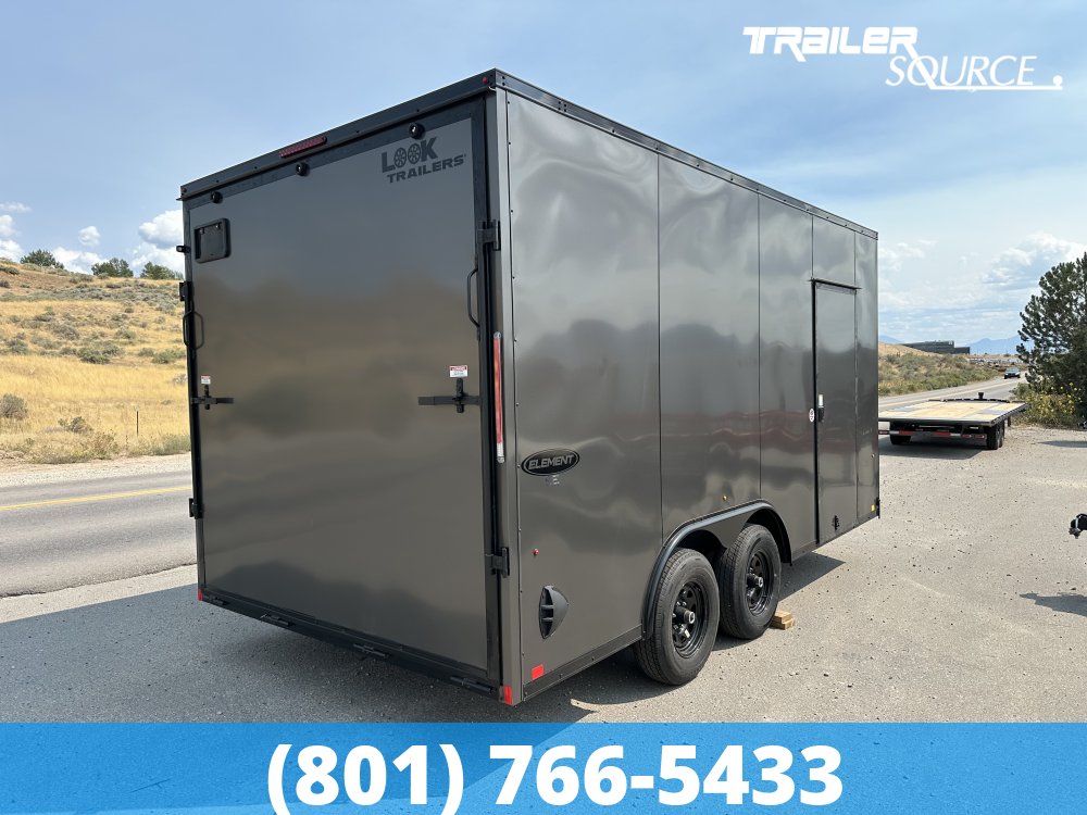 8.5x16 Look Element SE 7'6" Interior 10K Tandem Axle Enclosed Cargo