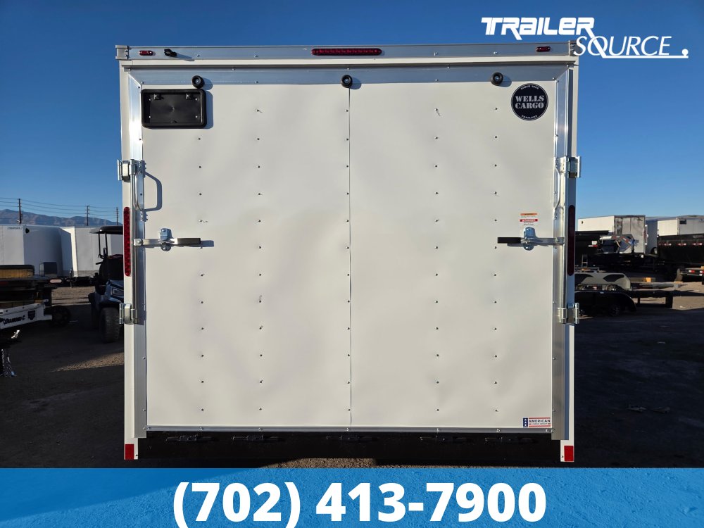 8.5x16 Wells Cargo FastTrac 7'0" Interior 7K Tandem Axle Enclosed Cargo