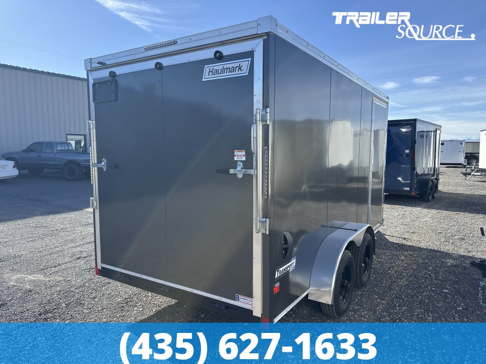 7x14 Haulmark Transport 7'0" Interior 7K Tandem Axle Enclosed Cargo