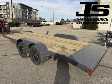 7x18 Lamar CE Flatbed Car Hauler Trailer - 7K GVWR