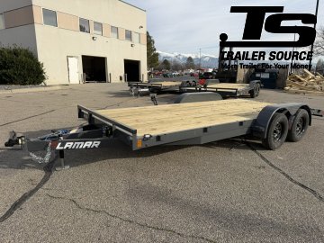 7x18 Lamar CE Flatbed Car Hauler