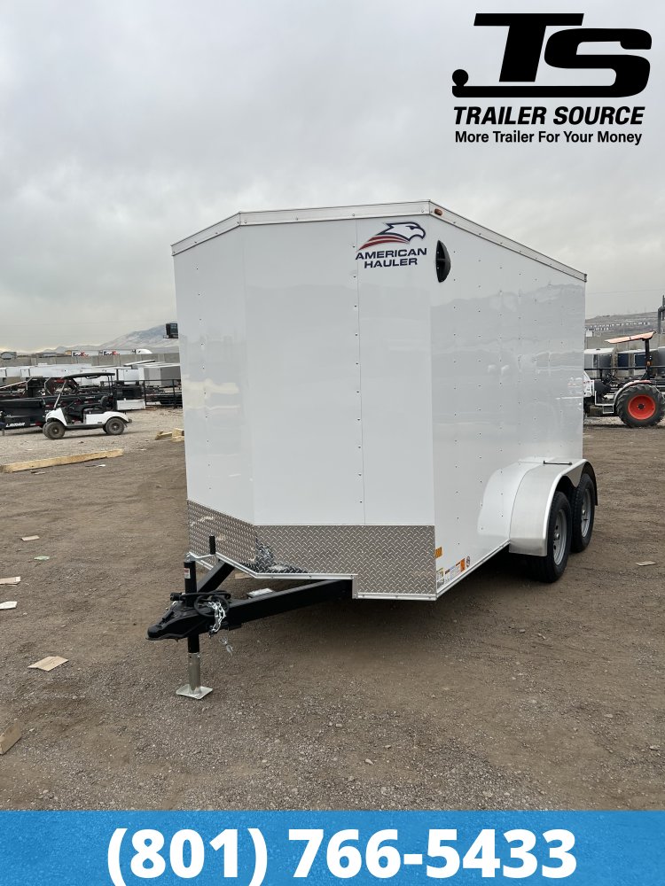 6x12 American Hauler Arrow Enclosed Cargo Trailer - 6'6" Interior - 3.5K GVWR -