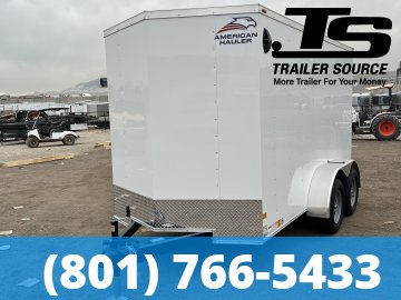 6x12 American Hauler Arrow Enclosed Cargo Trailer - 6'6" Interior - 3.5K GVWR -