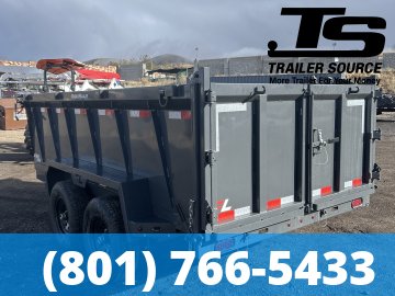 6.5x12 Lamar DM Dump Trailer - 36" Sides - 10K GVWR - Spreader Gate