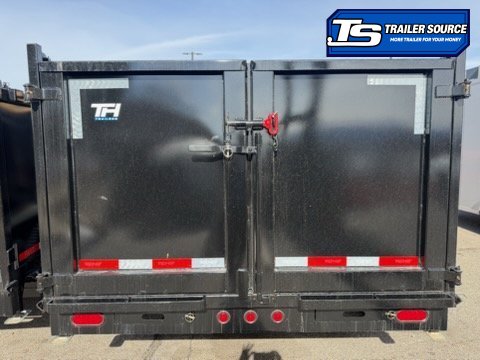 7x14 Top Hat DE Dump Trailer - 48" Sides - 14K GVWR -