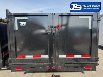 7x14 Top Hat DE Dump Trailer - 48" Sides - 14K GVWR -