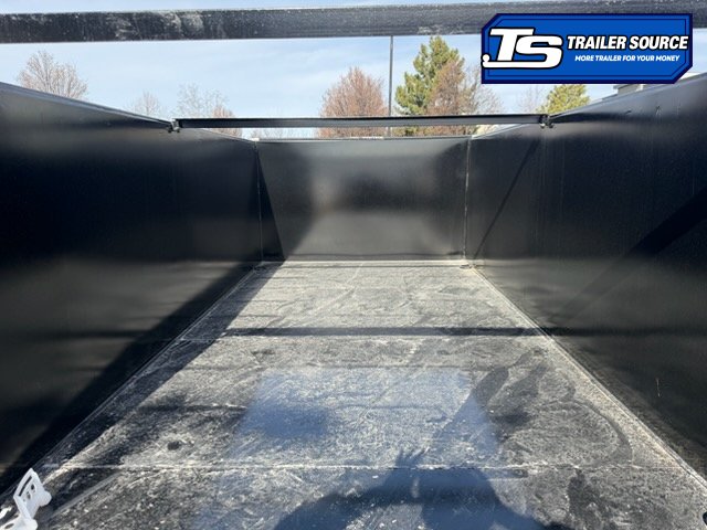 7x14 Top Hat DE Dump Trailer - 48" Sides - 14K GVWR -