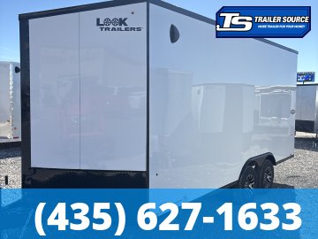 8.5x18 Look Element SE Enclosed Cargo Trailer - 7'6" Interior - 10K GVWR - .080 PolyCor, Alloy Wheels, Black Out Package, Wide Body w/ Drive Over Fenders