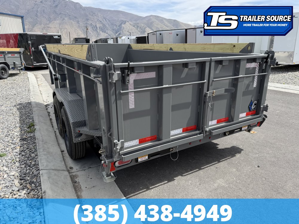7x14 Diamond C LPT 208 Pacesetter Pkg Dump Trailer - 32" Sides - 18K GVWR -