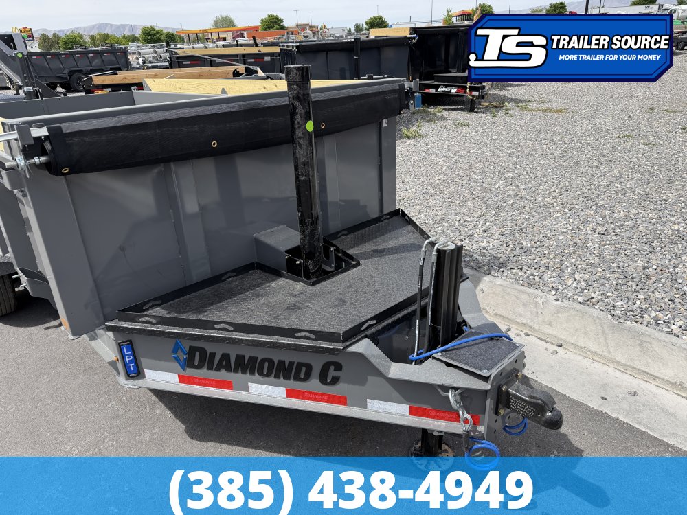 7x14 Diamond C LPT 208 Pacesetter Pkg Dump Trailer - 32" Sides - 18K GVWR -