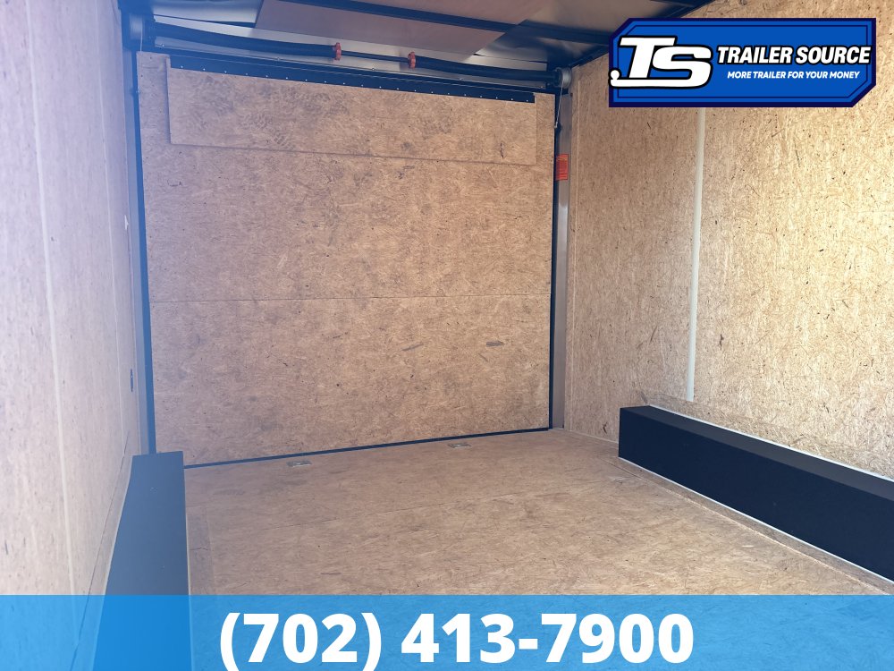 8.5x16 Look Element SE Enclosed Cargo Trailer - 7'0" Interior - 7K GVWR - .080 PolyCor, Alloy Wheels, Black Out Package, Rear Spoiler w/ Load Lights