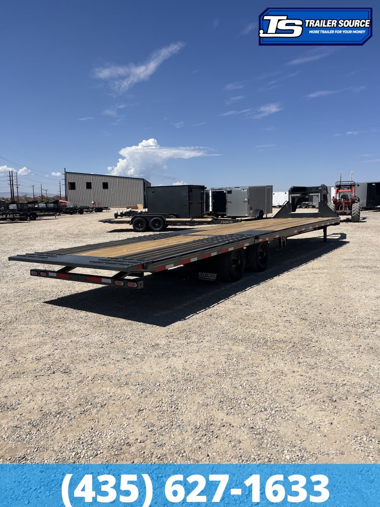 8.5x35 Diamond C FMAX-HDT 212 Gooseneck Hydraulic Dovetail Equipment Trailer - 25.9K GVWR - 18 Ply Tires, ABS Brakes, Hydraulic Jack(s)