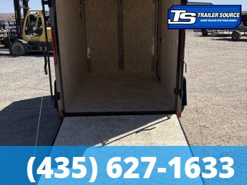 6x10 Look ST DLX Enclosed Cargo Trailer - 6'6" Interior - 3.5K GVWR - 16" Cross Member Upgrade, Black Out Package, Rear Spoiler w/ Load Lights