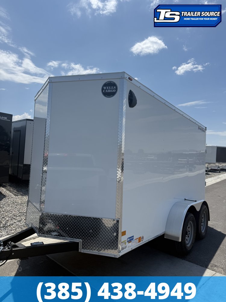 6x12 Wells Cargo FastTrac Enclosed Cargo Trailer - 6'6" Interior - 7K GVWR - .080 PolyCor