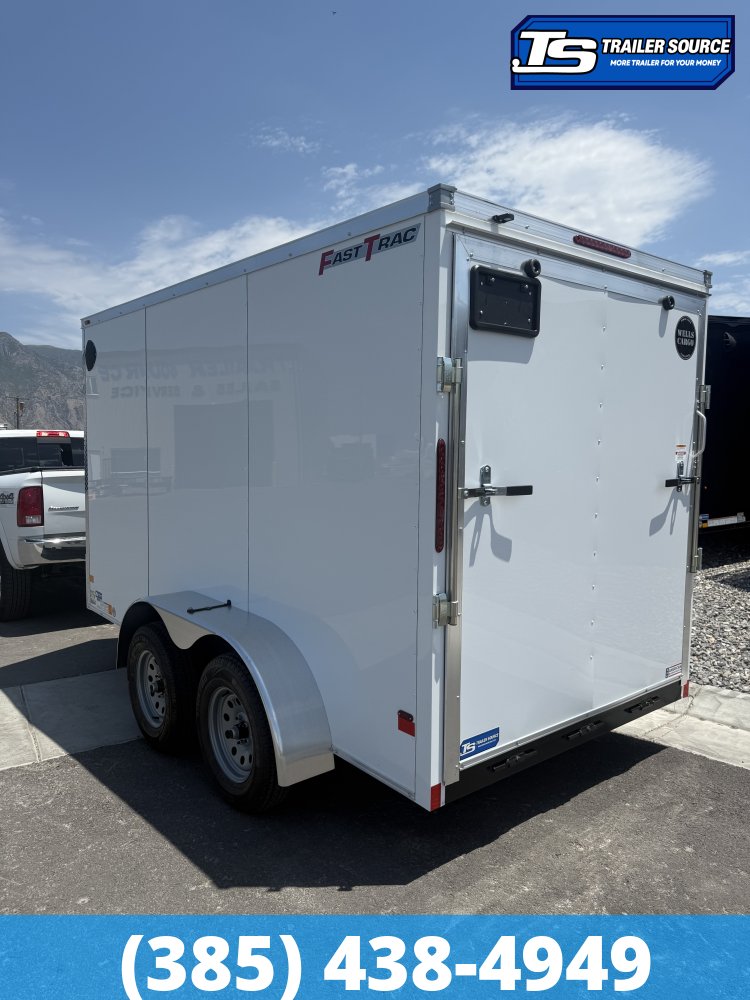 6x12 Wells Cargo FastTrac Enclosed Cargo Trailer - 6'6" Interior - 7K GVWR - .080 PolyCor