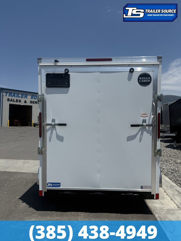 6x12 Wells Cargo FastTrac Enclosed Cargo Trailer - 6'6" Interior - 7K GVWR - .080 PolyCor