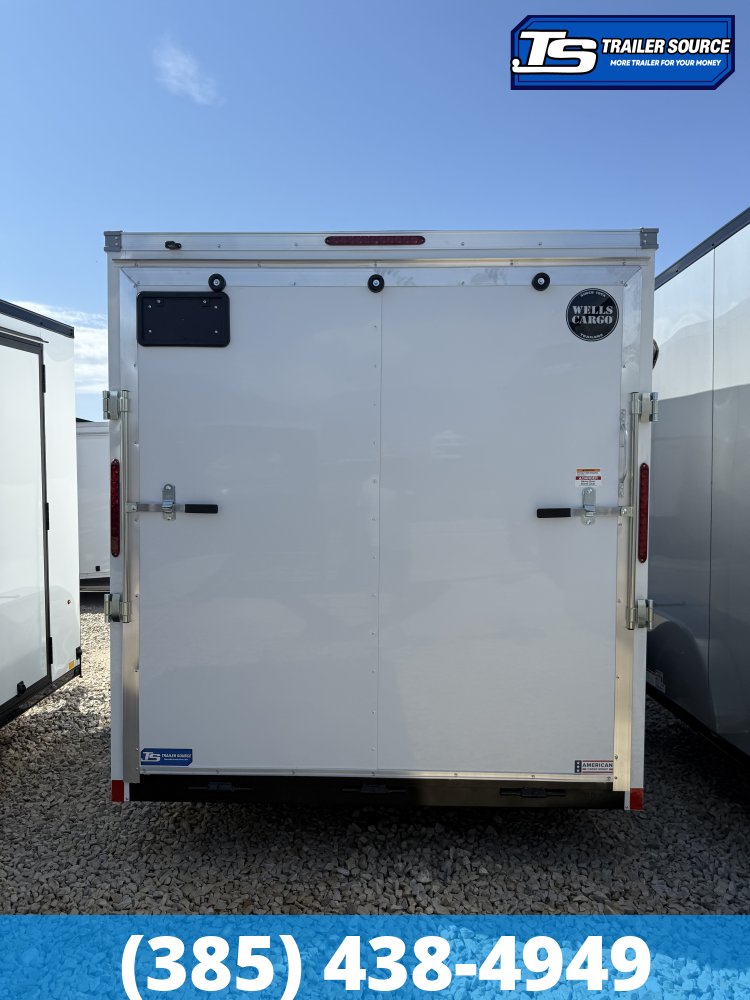 7x16 Wells Cargo FastTrac Enclosed Cargo Trailer - 7'0" Interior - 7K GVWR - .080 PolyCor